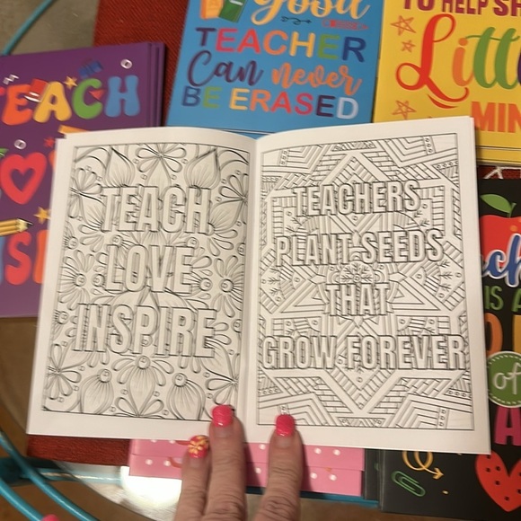 NWT 48 Teacher Appreciation little cards/books. They can color in them. - Picture 15 of 16